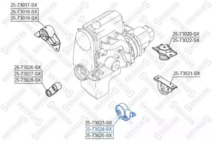 Подвеска STELLOX 25-73024-SX