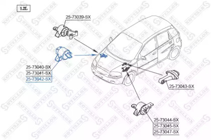 Подвеска STELLOX 25-73042-SX