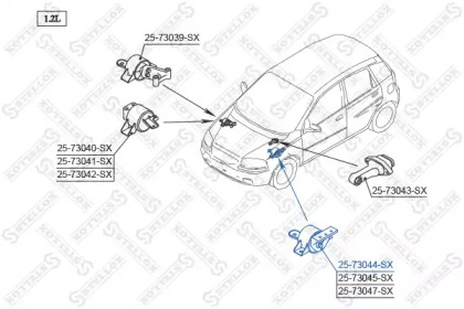 Подвеска STELLOX 25-73044-SX