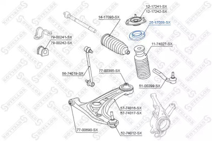 Подшипник STELLOX 26-17038-SX