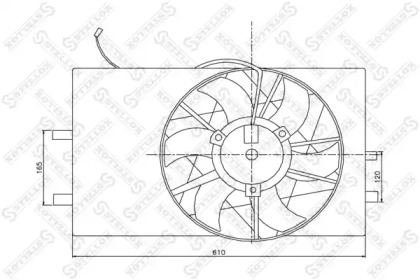 Вентилятор STELLOX 29-99046-SX