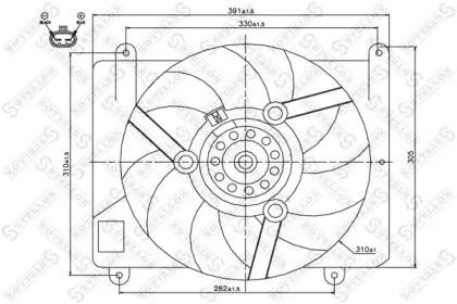 Вентилятор STELLOX 29-99059-SX