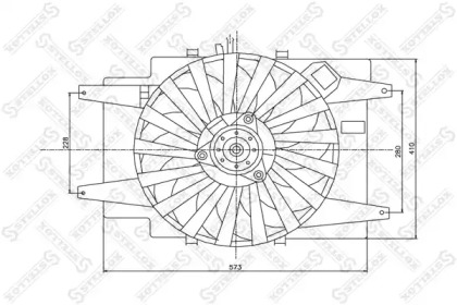 Вентилятор STELLOX 29-99060-SX