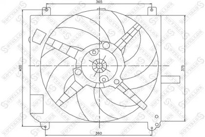 Вентилятор STELLOX 29-99112-SX