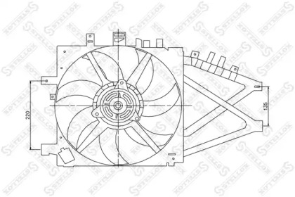 Вентилятор STELLOX 29-99122-SX