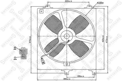 Вентилятор STELLOX 29-99131-SX