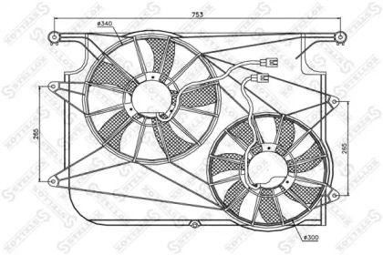 Вентилятор STELLOX 29-99228-SX