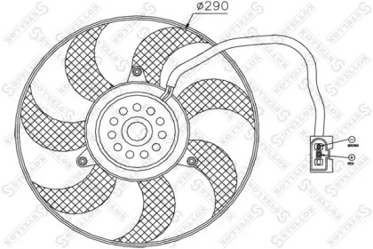 Вентилятор STELLOX 29-99262-SX
