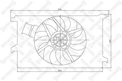 Вентилятор STELLOX 29-99271-SX