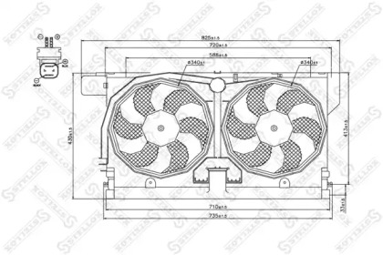 Вентилятор STELLOX 29-99279-SX