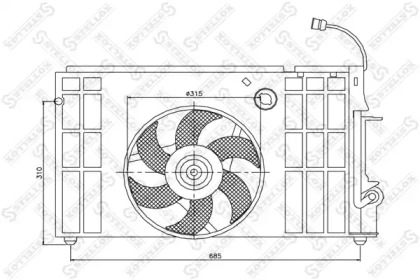 Вентилятор STELLOX 29-99280-SX