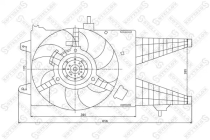 Вентилятор STELLOX 29-99292-SX