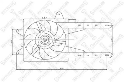 Вентилятор STELLOX 29-99294-SX