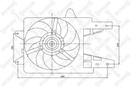Вентилятор STELLOX 29-99295-SX