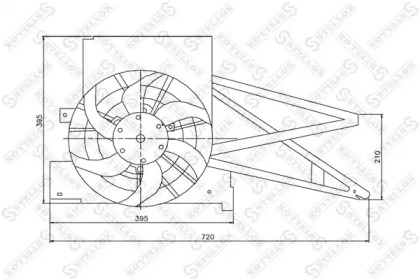 Вентилятор STELLOX 29-99316-SX