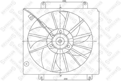 Вентилятор STELLOX 29-99320-SX