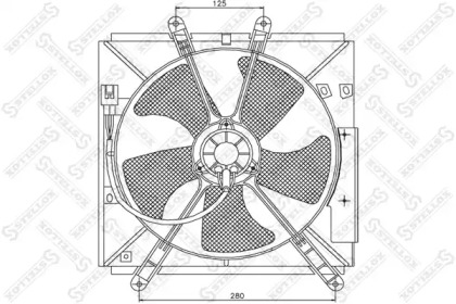 Вентилятор STELLOX 29-99343-SX