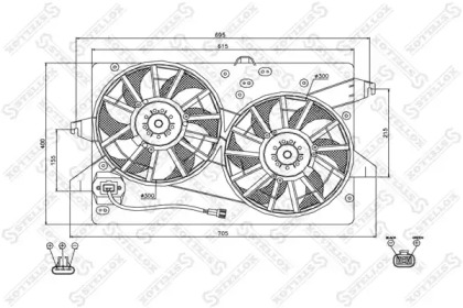 Вентилятор STELLOX 29-99364-SX