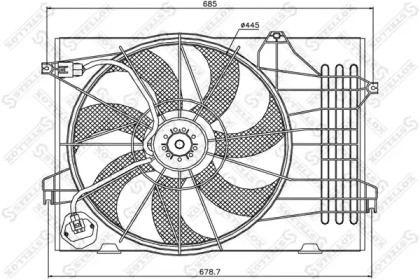 Вентилятор STELLOX 29-99376-SX