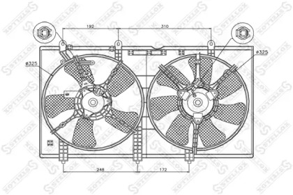 Вентилятор STELLOX 29-99381-SX