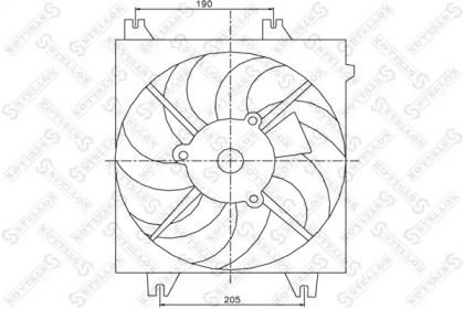 Вентилятор STELLOX 29-99467-SX