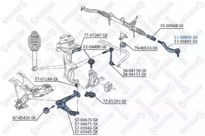 Шарнир STELLOX 51-00800-SX