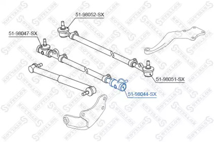 Шарнир STELLOX 51-98044-SX