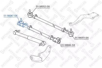 Шарнир STELLOX 51-98047-SX