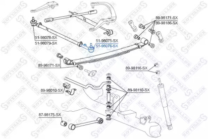 Шарнир STELLOX 51-98076-SX