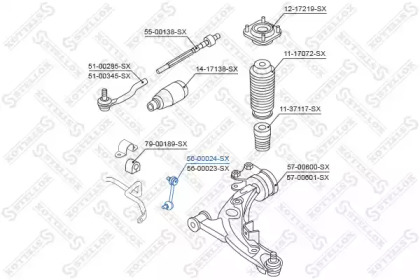 Стойка STELLOX 56-00024-SX