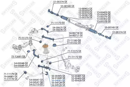 Подвеска STELLOX 56-04081-SX