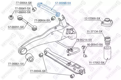 Стойка STELLOX 57-00090-SX