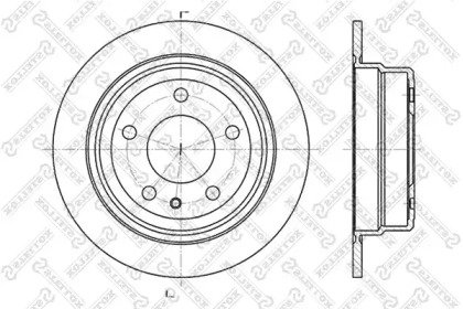 Тормозной диск STELLOX 6020-1514-SX