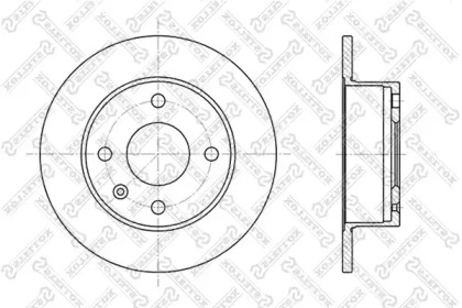 Тормозной диск STELLOX 6020-2513-SX