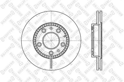 Тормозной диск STELLOX 6020-3241V-SX