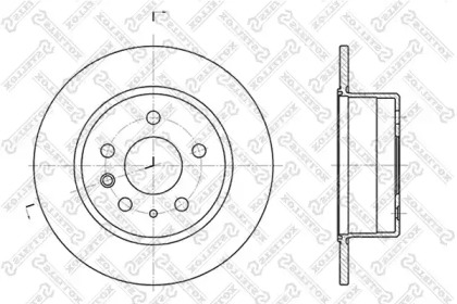 Тормозной диск STELLOX 6020-3305-SX