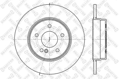 Тормозной диск STELLOX 6020-3340-SX