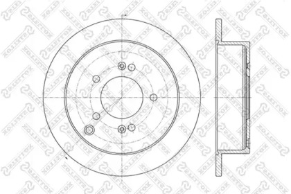 Тормозной диск STELLOX 6020-3414-SX