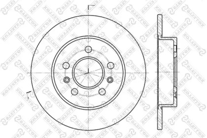 Тормозной диск STELLOX 6020-3915-SX