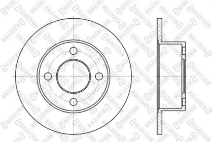 Тормозной диск STELLOX 6020-4723-SX