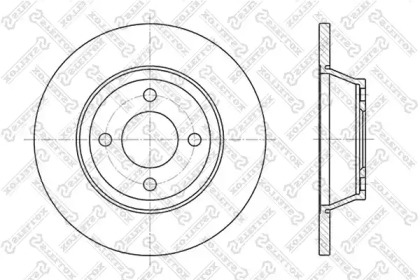 Тормозной диск STELLOX 6020-4741-SX