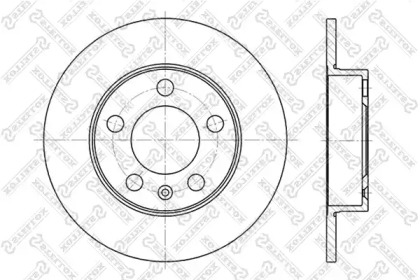 Тормозной диск STELLOX 6020-4761-SX