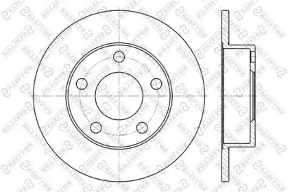 Тормозной диск STELLOX 6020-4763-SX