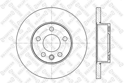 Тормозной диск STELLOX 6020-4766-SX