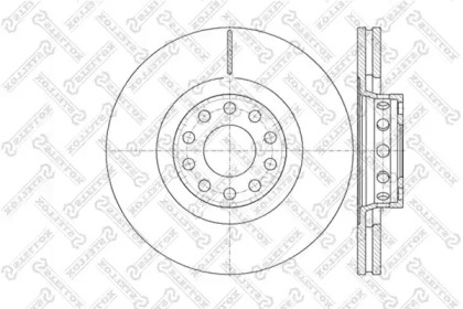 Тормозной диск STELLOX 6020-4791V-SX