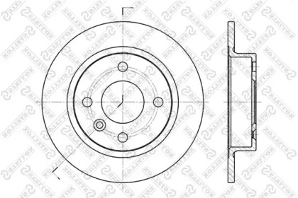 Тормозной диск STELLOX 6020-4824-SX