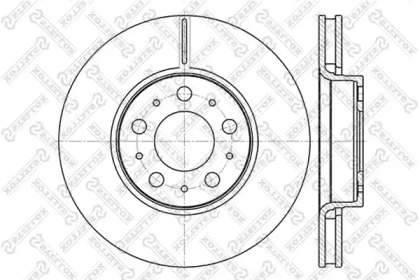 Тормозной диск STELLOX 6020-4841V-SX