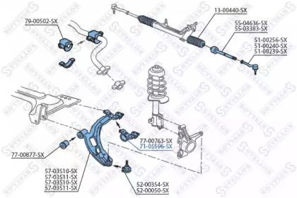 Подвеска STELLOX 71-05596-SX