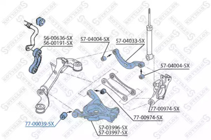 Подвеска STELLOX 77-00039-SX