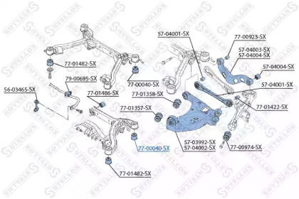 Подвеска STELLOX 77-00040-SX